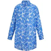 Regatta Prena Cover-up Long Sleeve Shirt Bleu 46 Femme