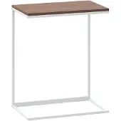 vidaXL Table d'appoint blanche 55x35x66 cm Bois composite