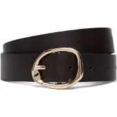 Tommy Hilfiger Ceinture 'Sculpted Buckle' marron