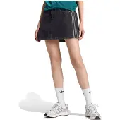 Adidas Originals Mid Rise Denim Skirt Noir 28 Femme