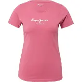Pepe Jeans T-shirt 'NEW VIRGINIA' rosé / blanc