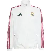 Adidas Veste de sport 'Real Madrid Anthem' bourgogne / blanc