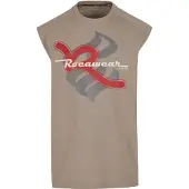 Rocawear Sirene Sleeveless T-shirt Beige S Homme