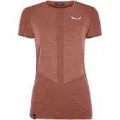 Salewa Zebru Med Warm Amr Short Sleeve T-shirt Orange M Femme