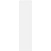 vidaXL Cloison de séparation blanc 100x33x125,5 cm bois d'ingénierie