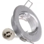 Goldlux Luminaire encastré OPAL alum 2en1 argent brossé EAST 301550 Polux