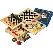 Philos Bureau - Boîte de jeux en bois | 1 boîte