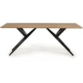 GINER Y COLOMER Table de salle à manger Madeira en bois d'acacia, 77 cm x 180 cm x 90 cm,