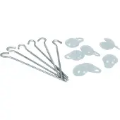 Arisol Oeillets + Piquets De Fixation Au Sol - Gris -