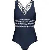 Sunseeker Maillot de bain marine / blanc