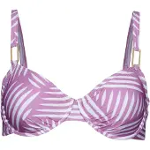LASCANA Hauts de bikini lilas / blanc