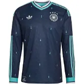 Adidas Germany 26/27 Away Long Sleeve T-shirt Bleu XS Homme