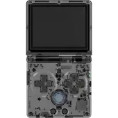Console de jeux rétro portable RG35XX SP Noir/transparent