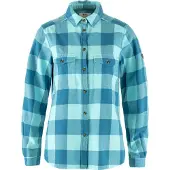 Fjällräven - Chemise épaisse en coton - Övik Heavy Flannel Shirt W Dawn Blue Breeze Blue en Coton - Taille XS - Bleu