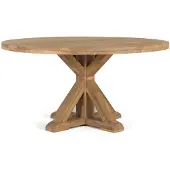 GINER Y COLOMER Table à manger « Minsk » en bois de manguier, 76 cm x 150 cm x 150 cm,