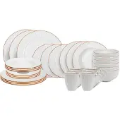 Cookinglife Ensemble de vaisselle Stratton 30 pièces / 6 personnes