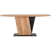 GINER Y COLOMER Table à manger en bois d'acacia « Sahana », 76 cm x 190 cm x 90 cm,