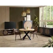 GINER Y COLOMER Fauteuil en cuir Avelu 87 cm x 53 cm x 63 cm