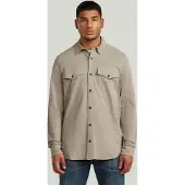 G-Star Marine Long Sleeve Shirt Beige M Homme