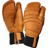 Hestra Fall Line, 3 doigts gants de ski, liège/liège