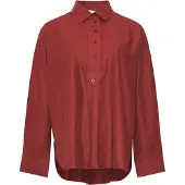 Noella Chemisier rouge foncé