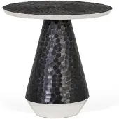 GINER Y COLOMER Table basse Nia en métal, 51 cm x 50 cm x 50 cm,