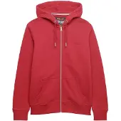 Superdry Veste de survêtement 'Essential' rouge