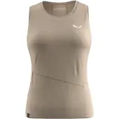 Salewa Puez Sporty Dry Sleeveless T-shirt Beige M Femme