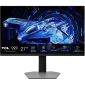 TCL Écran de jeu QD-Mini LED 27G64, 27 pouces, QHD (2560 x 1440), 180 Hz, 1 ms GTG, AMD FreeSync Premium, compatible G-Sync, HDR600, 2 ports HDMI, DisplayPort, prise jack, pivot, noir/gris