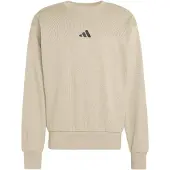 Adidas Essentials Feelcozy Fleece Sweatshirt Beige M Homme