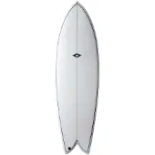 NSP Double Vision Pu 5´11´´ Surfboard Argenté 180 cm