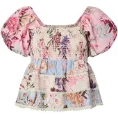 Y.A.S Chemisier 'YASMESSA' ivoire / bleu pastel / rose / blanc