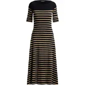 Ralph Lauren Robes en maille beige / noir