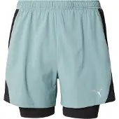 Puma Pantalon de sport 'VELOCITY' menthe / noir / argent