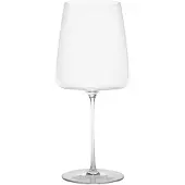 Zafferano Verre À Pied Ultralight Pour Vins Rouges En Verre Sonore Supérieur, Capacité 75 Cl, Design Moderne, Lot De 2 Pièces, Transparent.