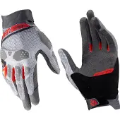 Leatt X-Flow 5.5 Short, gants ,Gris/Gris Clair/Rouge ,M