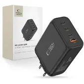 Tech-Protect Nc240W-Gan Chargeur réseau 4 ports Pd 240 W / Qc3.0 Noir