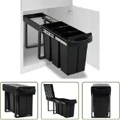 The Living Store Collecteur de déchets Soft-Close 36 L