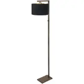 Steinhauer Lampe sur pied en bronze Stang avec capuche noire