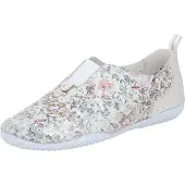Rieker Chaussures , modèle 4366390 436, chaussures basses pour femmes, type mocassin, couleur blanche, pour un usage quotidien