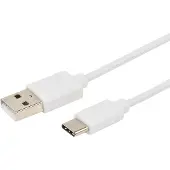 Erard 722444 - Câble Usb 2.0 - A M / C M - 3a - Blanc - 2m -