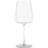 Zafferano Verre À Vin Ultralight Pour Vins Blancs Et Rouges Jeunes, Design Carré En Verre Sonore Supérieur, Capacité 61 Cl, Lot De 2 Pièces.