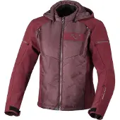 Sonstiges Veste de moto textile imperméable pour femme Macna Cocoon 2.0, bordeaux, taille S