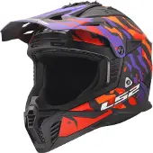 LS2 Mx708 Fast Ii Grotesk Ece 22.06 Off-road Helmet Noir S