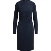 Ralph Lauren Robe fourreau bleu marine