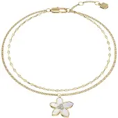 Fossil Bracelet 'SUTTON' or / transparent / blanc