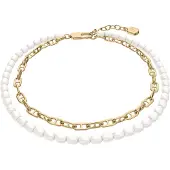 Fossil Bracelet 'Heritage' or / blanc