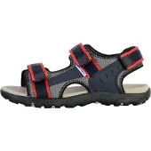 Geox Jr Sandal Strada A Couleur Rouge