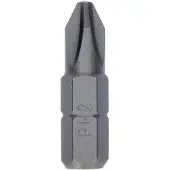 Bosch Exh Pointe à vis PH2x25mm 25 pcs (2607002797) (Cruciforme Phillips PH)