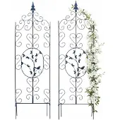 Relaxdays Tuteur pour plantes grimpantes (116 cm, 35 cm)